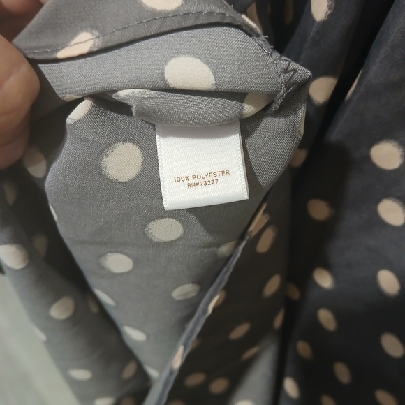 ⭐️ LC Lauren Conrad Polka Dot Top size medium‎ - Picture 4 of 4